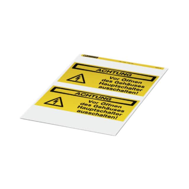 0830476 LABEL ELECTRL WARN 7.87"X3.94"