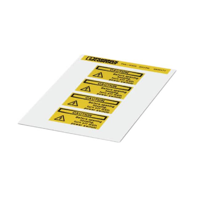 0830477 LABEL ELECTRL WARN 2.05"X1.02"