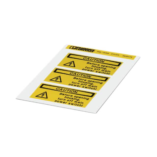 0830478 LABEL ELECTRL WARN 2.91"X1.46"
