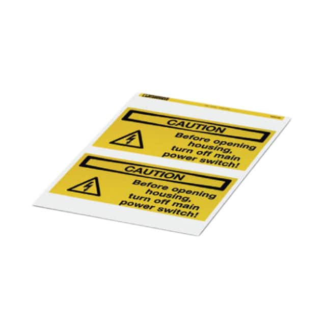 0830480 LABEL ELECTRL WARN 7.87"X3.94"