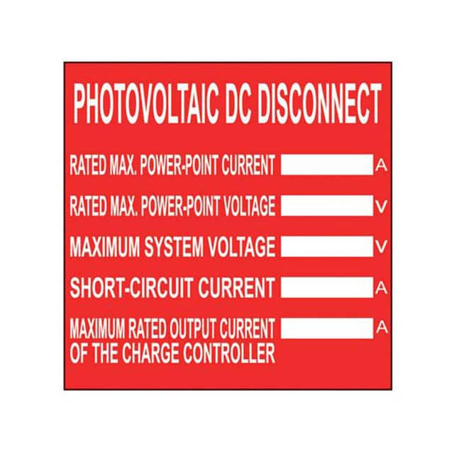 C400X400SP1-DD LABEL ID/RATINGS 4"X4" 50PC