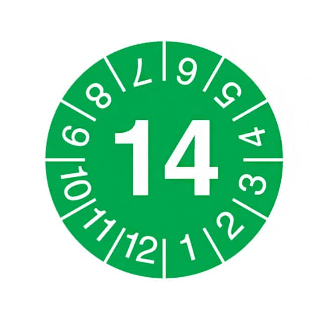 PEIP-A-14Y LABEL INVNTRY CNTRL 0.59" DIA