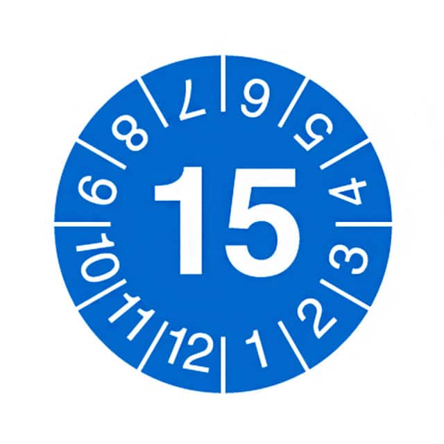 PEIP-A-15Y LABEL INVNTRY CNTRL 0.59" DIA