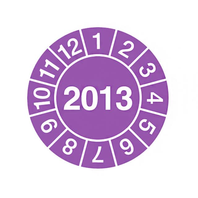 PEIP-D-13Y LABEL INVNTRY CNTRL 1.38" DIA