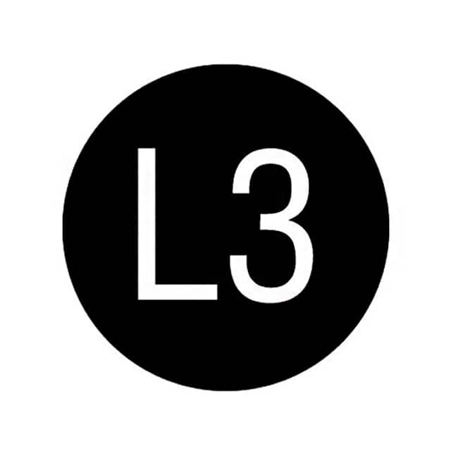 PESS-B-L3 LABEL ID RATING 0.63"DIA WHT/BLK