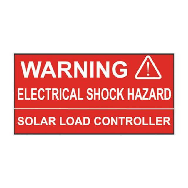 PPS0103WSL1-SLC LABEL ELECTRL WARN 3"X1" WHT/RED