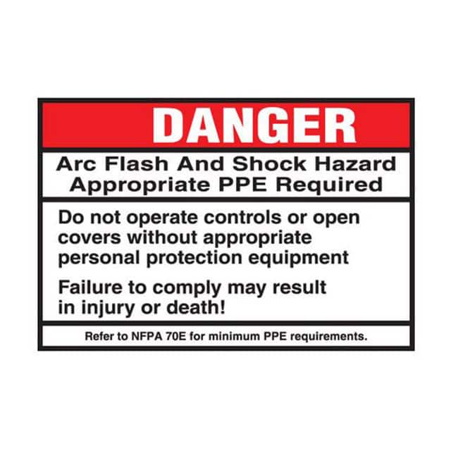 PPS0305D2108 SIGN ELECTRL WARN