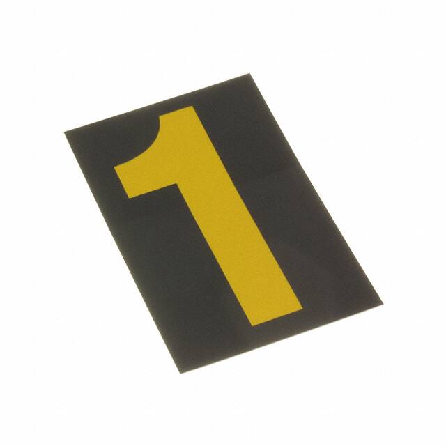 PRL250YB-1 LABEL ID RATING 2.88"X1.75"YL/BK