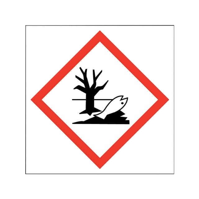 PVS0202GE LABEL ID RATINGS 2"X2" BLACK/RED