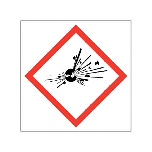 PVS0202GEX LABEL ID RATINGS 2"X2" BLACK/RED