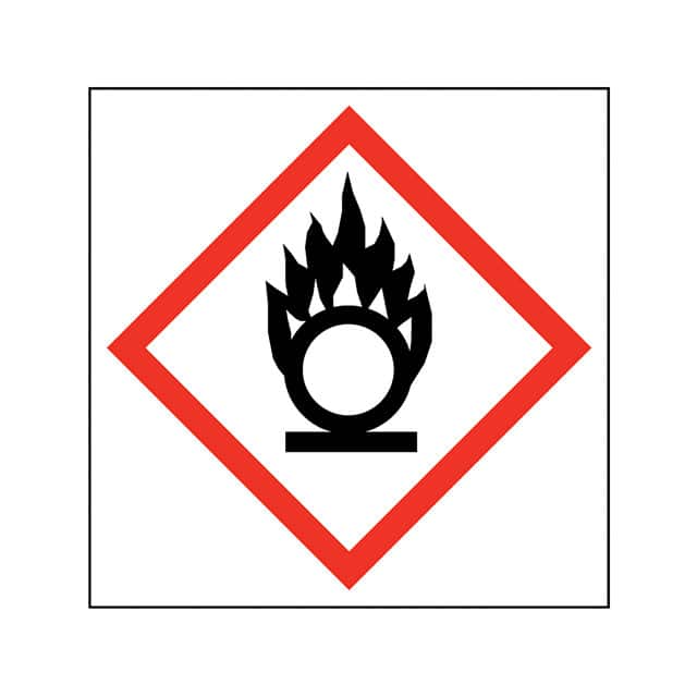 PVS0404GOX LABEL ID RATINGS 4"X4" BLK/RD/WT