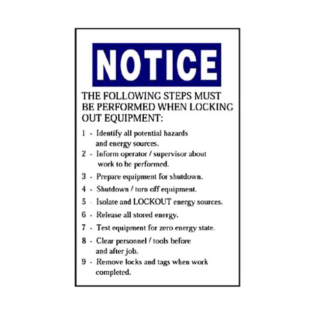 PVS0503N458Y SIGN ELECTRL WARN 5"X3.5" BK/BLU