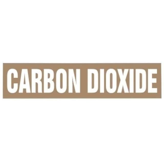 PPMA1081B LABEL 8"X1.5" BROWN/WHITE