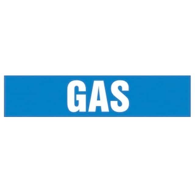 PPMA1249D LABEL 12"X2.5" WHITE/BLUE