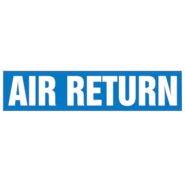 PPMS1025E ST PIPE MRKR, AIR RETURN, BU, E,