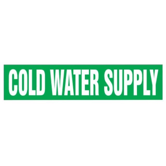 PPMS1123B LABEL 9"X8" WHITE/GREEN