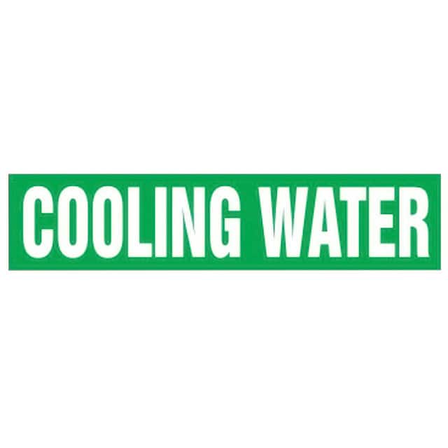 PPMS1147A ST PIPE MRKR, COOLING WATER, GN,