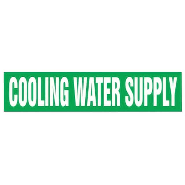 PPMS1151A ST PIPE MRKR, COOLING WATER SUPP