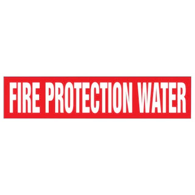 PPMS1223B LABEL 9"X8" WHITE/RED