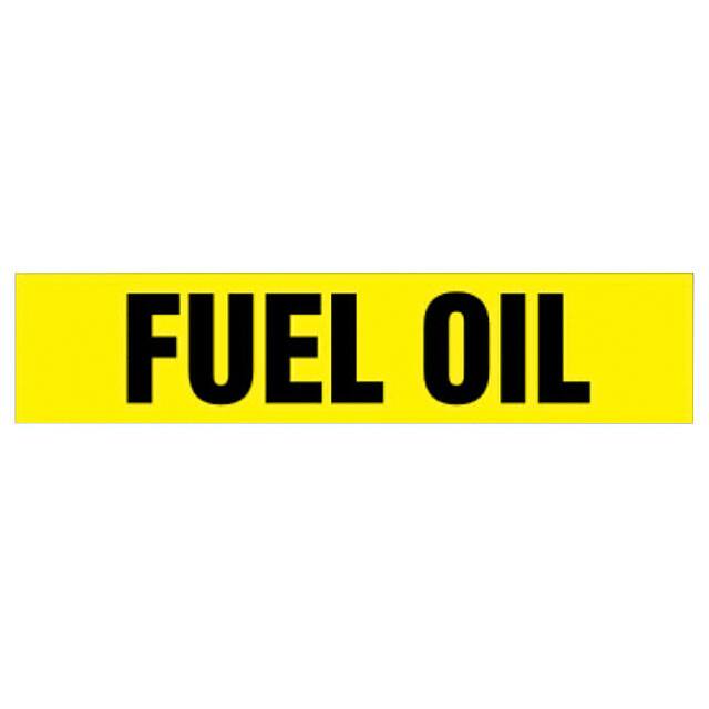 PPMS1237A ST PIPE MRKR, FUEL OIL, YL, A,EA