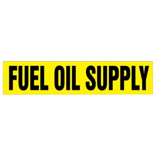 PPMS1241A ST PIPE MRKR, FUEL OIL SUPPLY, Y