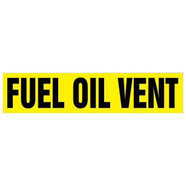 PPMS1243A ST PIPE MRKR, FUEL OIL VENT, YL,