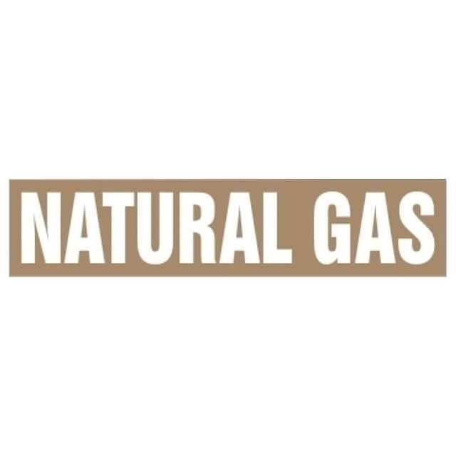 PPMS1425E ST PIPE MRKR, NATURAL GAS, BN, E