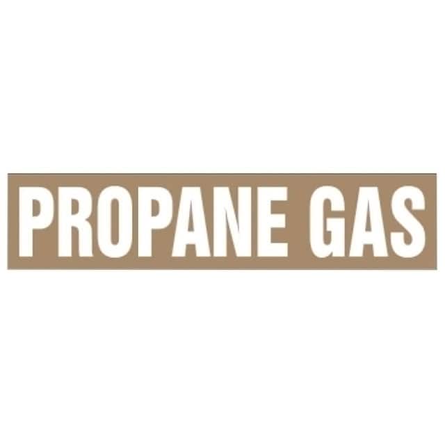 PPMS1487A ST PIPE MRKR, PROPANE GAS, BN, A