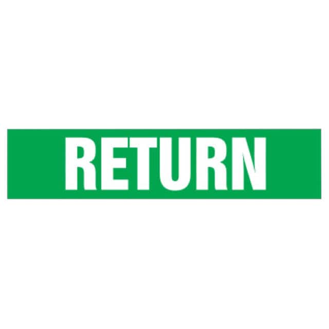 PPMS1513B LABEL 9"X8" WHITE/GREEN