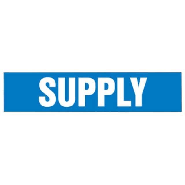 PPMS1593C ST PIPE MRKR, SUPPLY, BU, C,EA