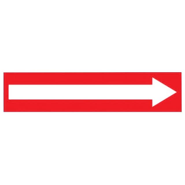 PPMS1645B LABEL 9"X8" WHITE/RED