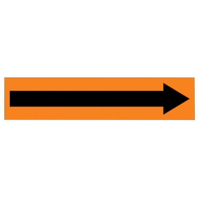 PPMS1647B LABEL 9"X8" BLACK/ORANGE