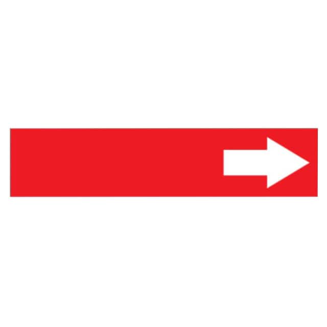 PPMS1659B LABEL 9"X8" WHITE/RED