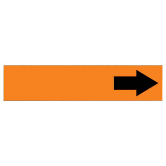 PPMS1661B LABEL 9"X8" BLACK/ORANGE