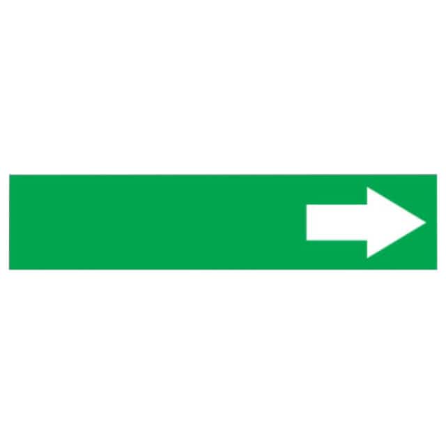 PPMS1667B LABEL 9"X8" WHITE/GREEN