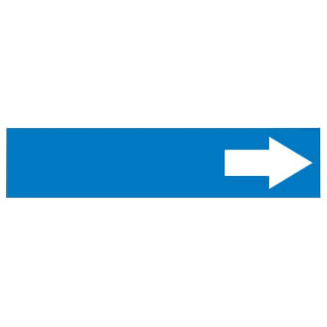 PPMS1669B LABEL 9"X8" WHITE/BLUE