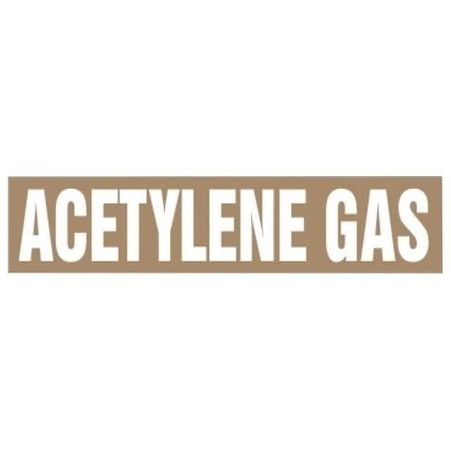 PPMS1005A ST PIPE MRKR, ACETYLENE GAS, BN,