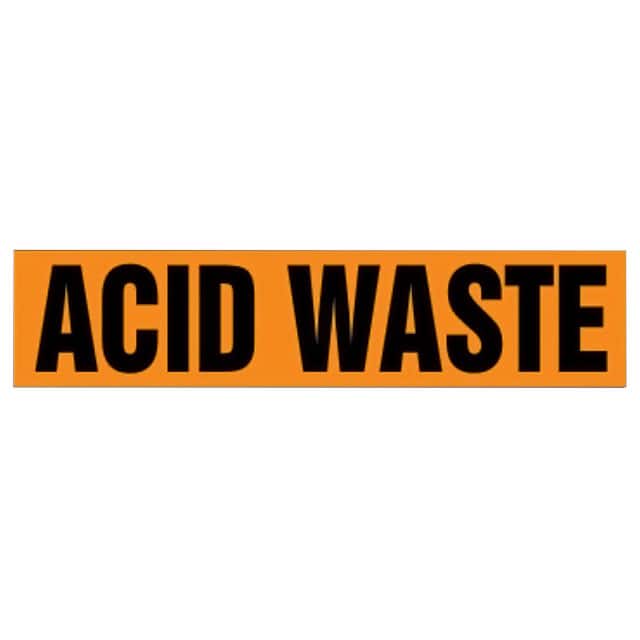 PPMS1015A ST PIPE MRKR, ACID WASTE OR, A,E