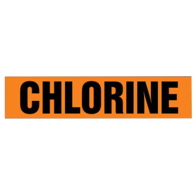 PPMS1105A ST PIPE MRKR, CHLORINE, OR, A,EA