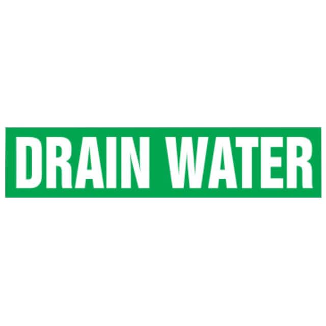 PPMS1197B LABEL 9"X8" WHITE/GREEN