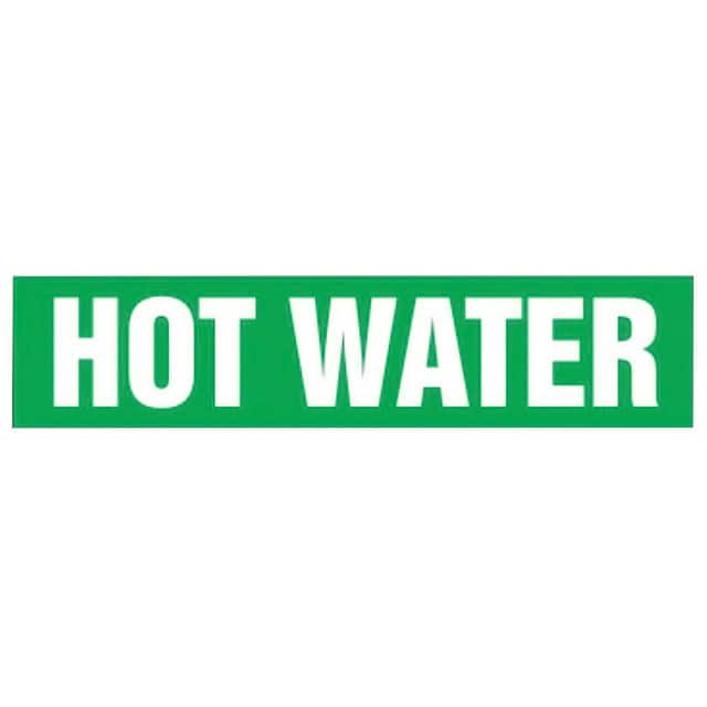 PPMS1325B LABEL 9"X8" WHITE/GREEN