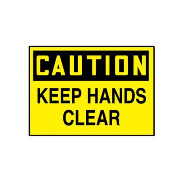 PLVS0305C3791 LABEL ELECTRL WARN 5"X3.5" BK/YL