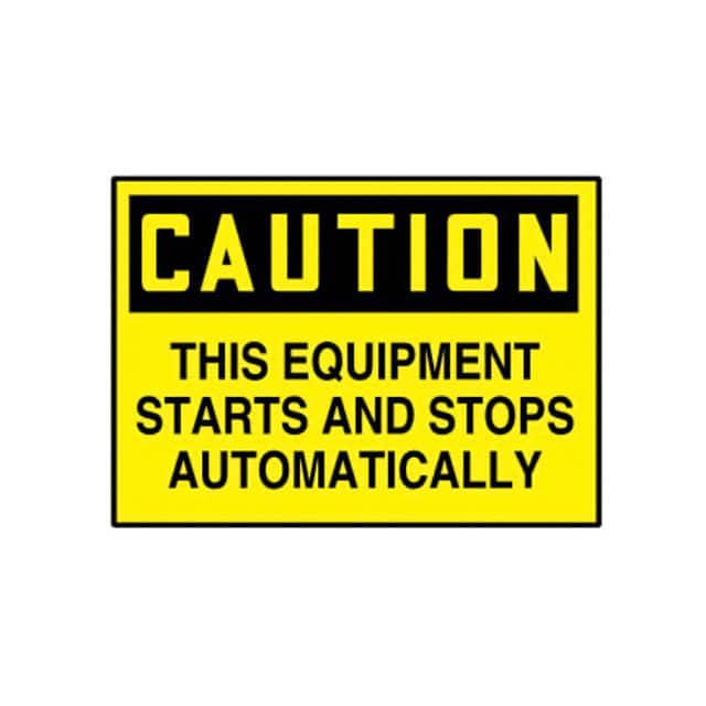 PLVS0305C3793 LABEL ELECTRL WARN 5"X3.5" BK/YL