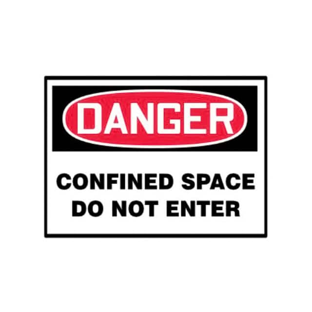 PLVS0305D3253 LABEL ELECTL WRN 5"X3.5" RD/BK/W