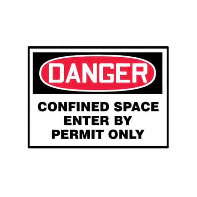 PLVS0305D3291 LABEL ELECTL WRN 5"X3.5" RD/BK/W