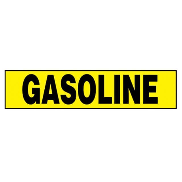 PLVS0209B3516 LABEL 9"X2" BLACK/YELLOW