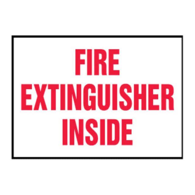 PVS0305B3449 LABEL 5"X3.5" RED/WHITE 5/PK