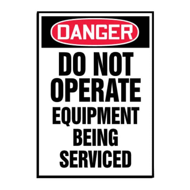 PVMS0705D3120 LABEL 7"X5" RED/BLACK/WHITE
