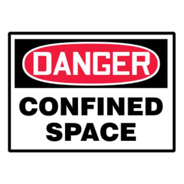 PVS0305D3277 LABEL 5"X3.5" RED/BLACK/WHT 5/PK