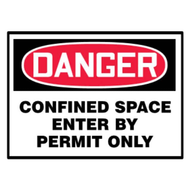 PVS0305D3291 LABEL 5"X3.5" RED/BLACK/WHT 5/PK